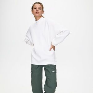 *Yellow* TNA Mock-neck Sweatshirt